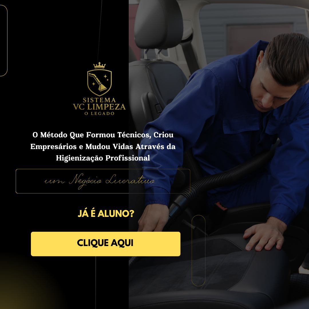 Treinamento serviço de limpeza de estofados